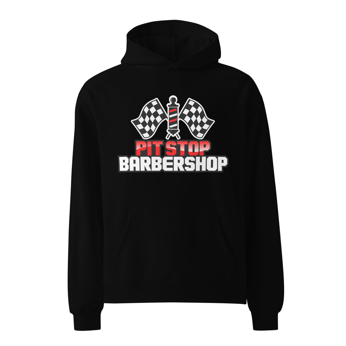 PIT STOP BARBERSHOP OVERSIZED HOODIE 2.0